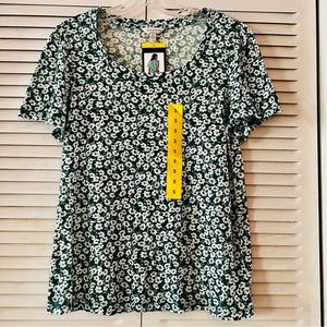 Lucky Brand Flutter Sleeve Top